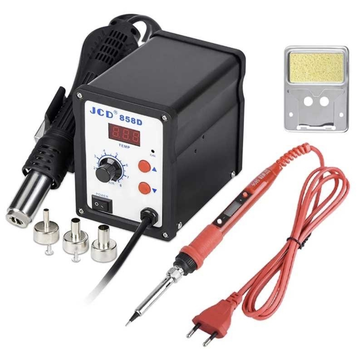 JCD 858D Hot Air Gun 750W BGA  - Heat Gun Small ulasan dan harga