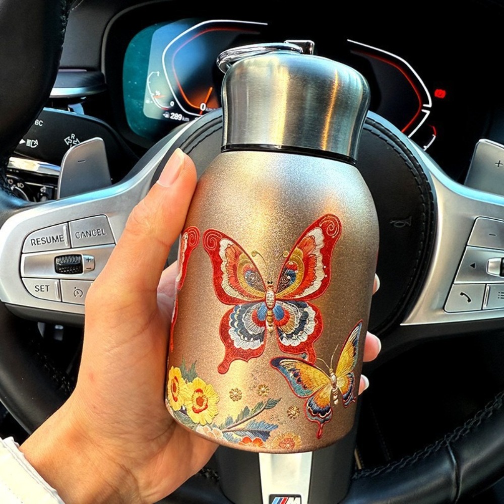 Cute Double Wall Insulated Cup - Vacuum Chamber Small ulasan dan harga