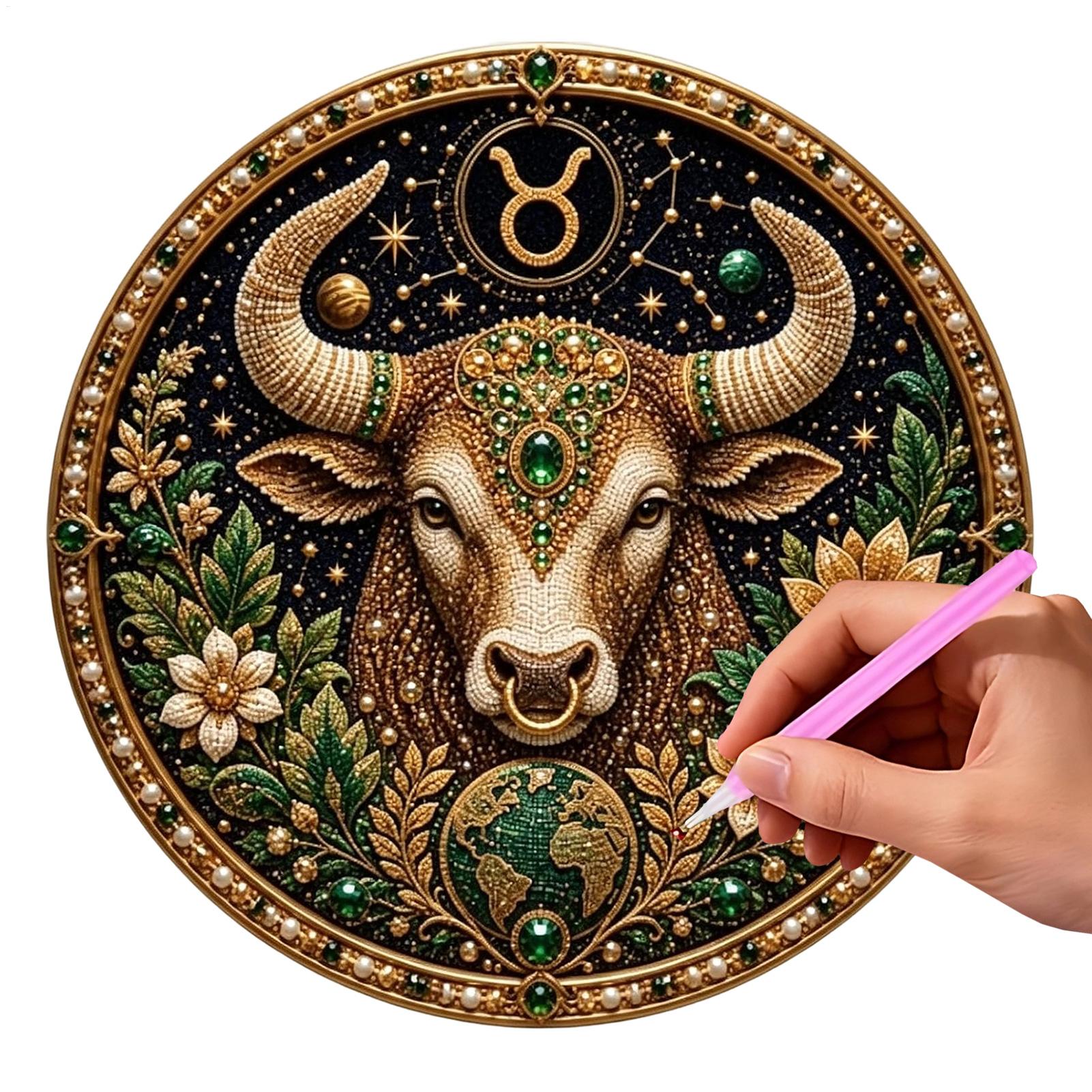 12 Zodiacs Signs Pearl Art Kit - Resin Craft Material ulasan dan harga