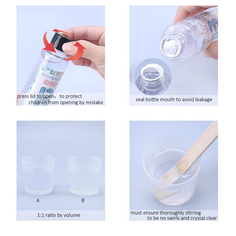 1:1 Clear Epoxy Resin Crystal  - Mixing Cup Silicone ulasan dan harga