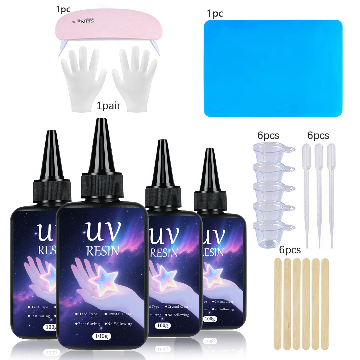 UV Resin kit with Casting Tool - Epoxy Uv Resin Kit ulasan dan harga